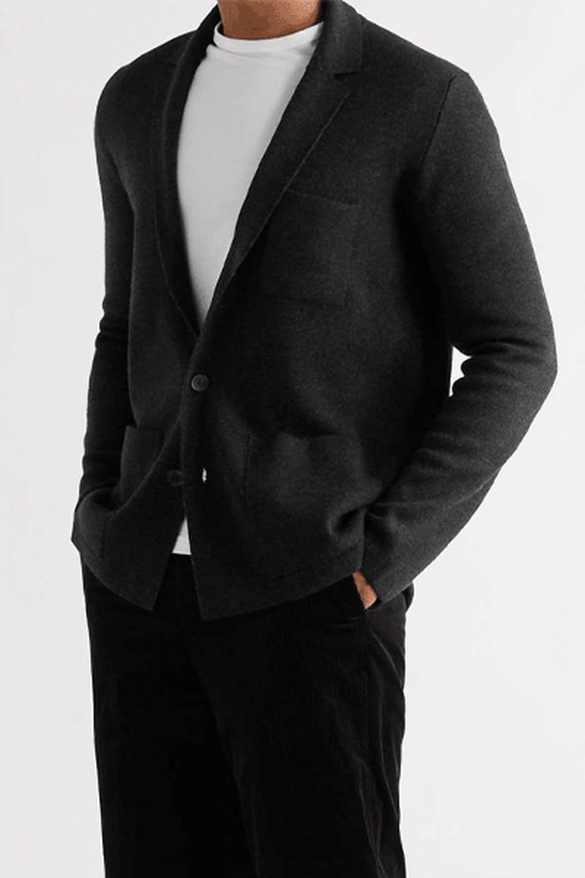 Unstructured Merino Wool Blazer from MR P.