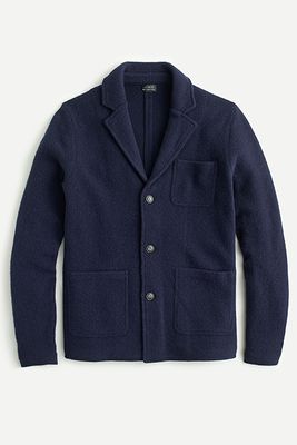 Boiled Lambswool Sweater Blazer from J. Crew