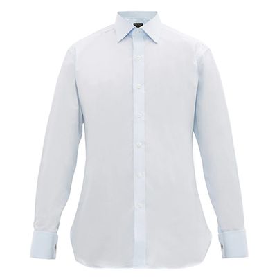 Superior French Cuffed Cotton Poplin Shirt from Emma Willis