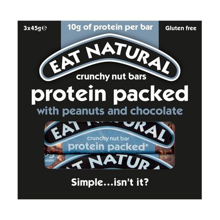 Protein Packed Peanuts & Chocolate Bars from Eat Natural