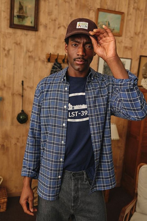 Checked Flannel Charlie Shirt from Octobre Editions