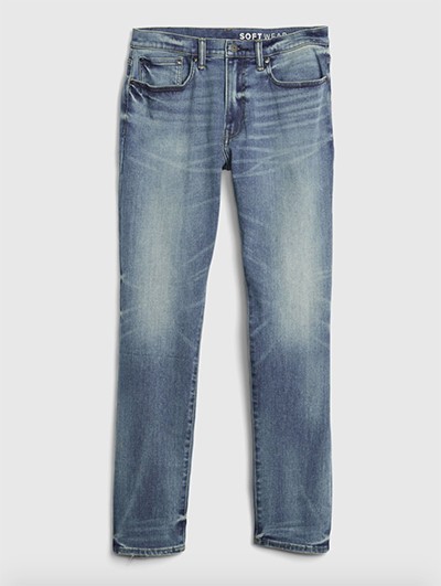 Soft Wear Athletic Taper Jeans with GapFlex