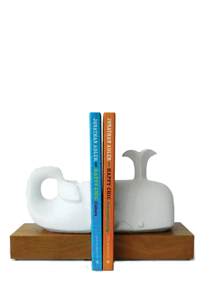 Menagerie Whale Bookend Set Of Two from Jonathan Adler
