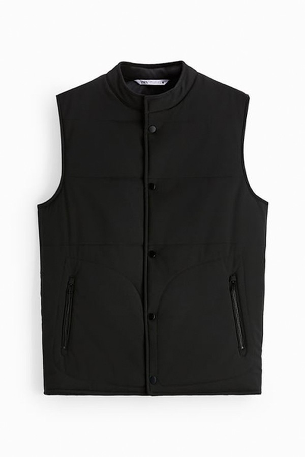 Water Repellent Puffer Gilet from Zara