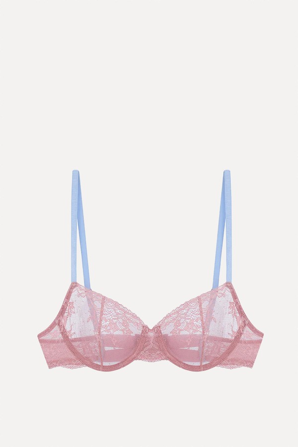 Astra Floral Lace Underwire Bra from Dora Larsen