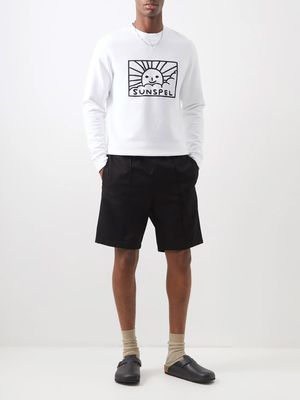Cotton-Jersey Sweatshirt, £135 | Sunspel X David Shrigley
