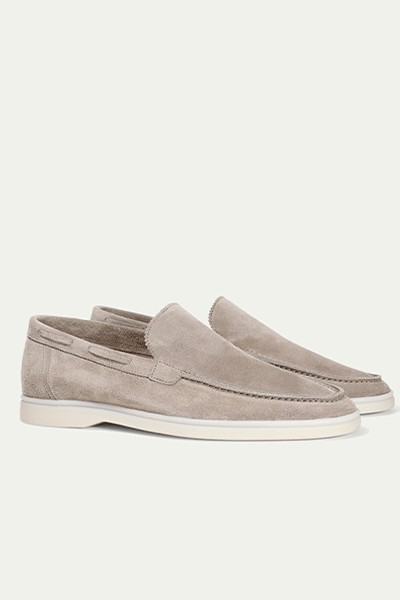 Light Grey Yacht Loafers from Aurélien