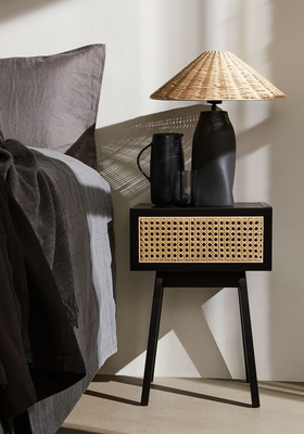 Rattan-Drawer Bedside Table from H&M