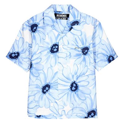 La Chemise Jean Floral-Print Cotton Shirt from Jacquemus