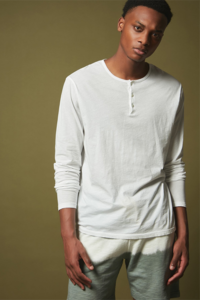 Cotton-Jersey Henley T-Shirt from Hartford