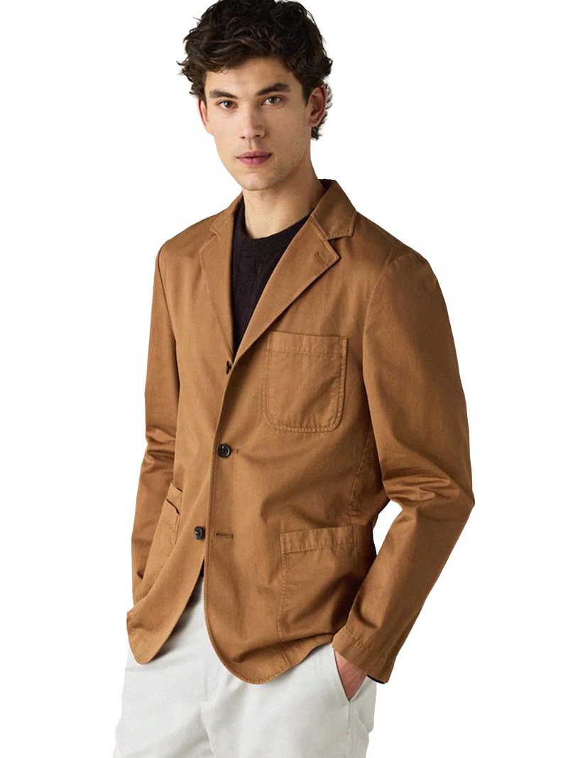 Textured Gingham Zip Through Jacket 