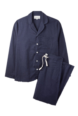 Navy Cotton Cashmere Pyjamas from Sirplus