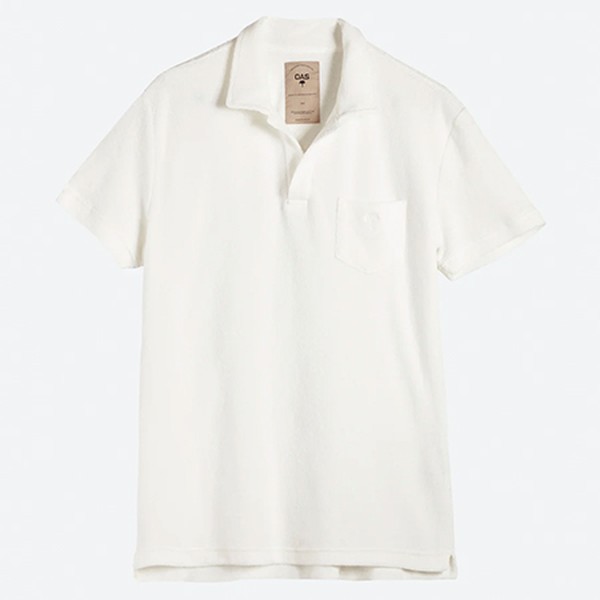 Solid White Terry Shirt