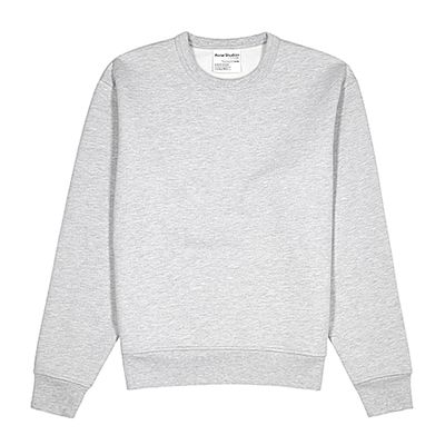 Grey Cotton Sweatshirt from Acne