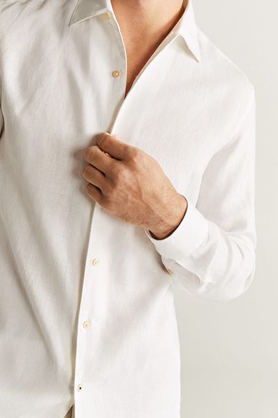 100% Linen Slim Fit Shirt