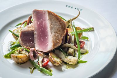 Yellow Fish Tuna At The Ivy West Street
