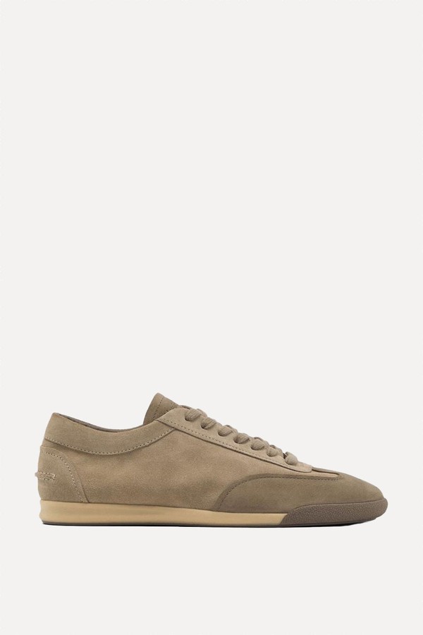 Soft Leather Trainers from Massimo Dutti