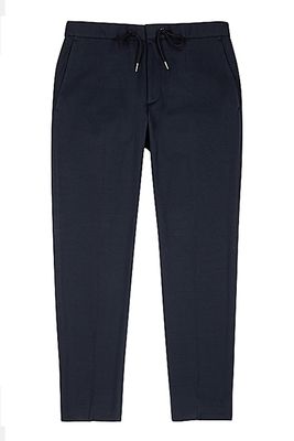 Banks Navy Jersey Trousers from Boss