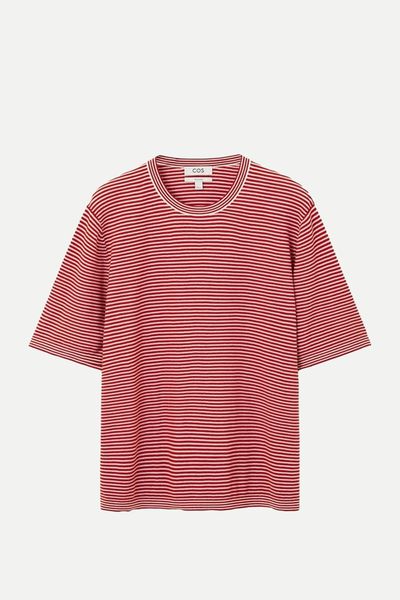 Striped Knit T-Shirt