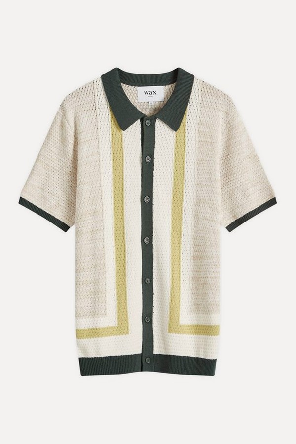 London Tellaro Knit Short Sleeve Shirt from Wax