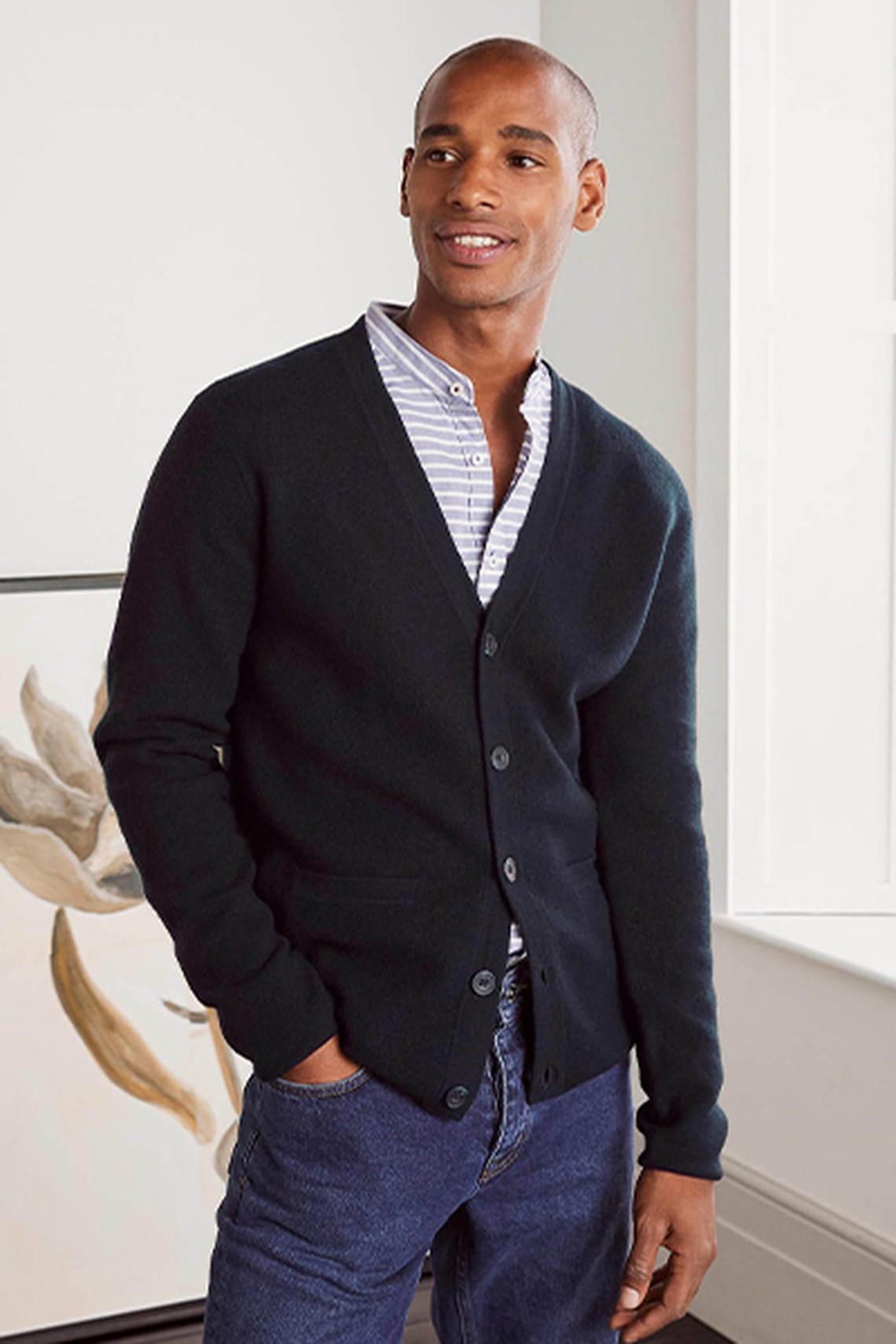 Dalham Merino Cardigan from Boden