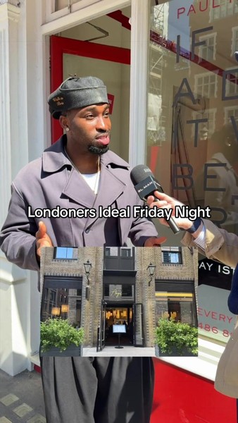 Londoners Ideal Friday Night