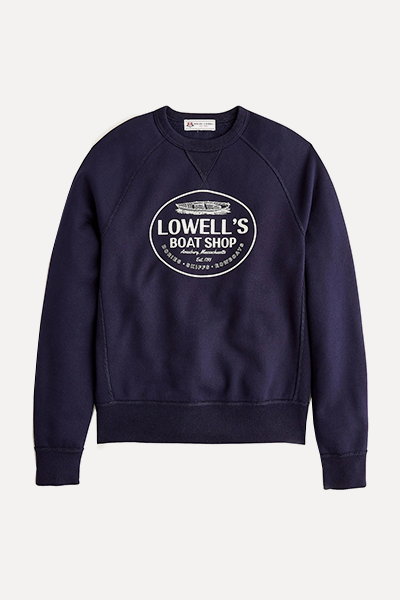 Graphic Sweatshirt  from Lowell's Boat Shop X Wallace & Barnes