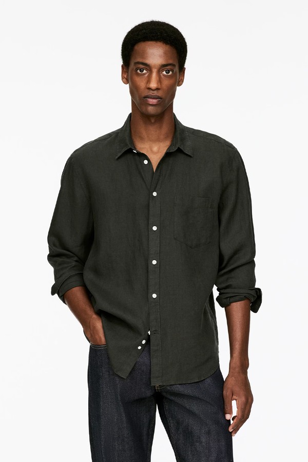 Regular-Fit Linen Shirt from ARKET
