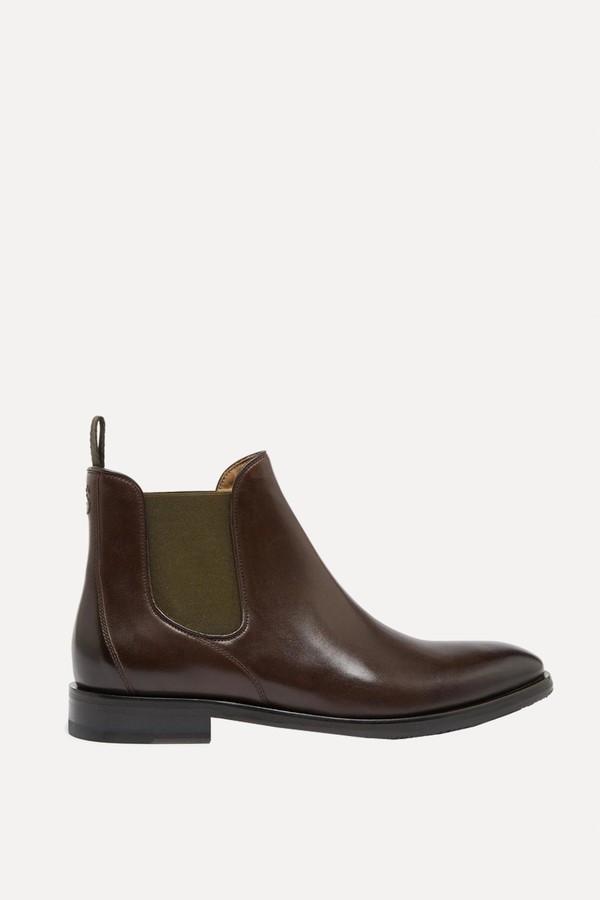 Antiqued Leather Chelsea Boots from Oliver Sweeney