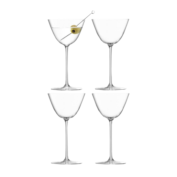 Set of 4 Borough Martini Glasses from LSA International