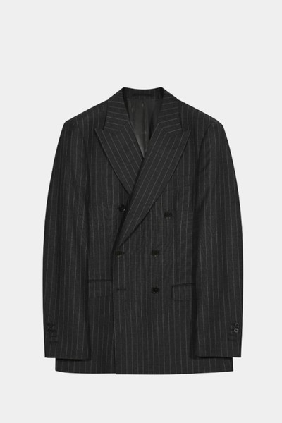 Double Breasted Slim Suit Jacket