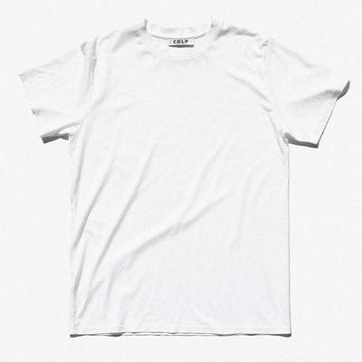 Crew Neck T Shirt In White