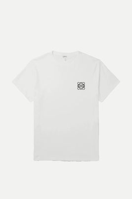 Slim-Fit Logo-Embroidered Cotton-Jersey T-Shirt from Loewe