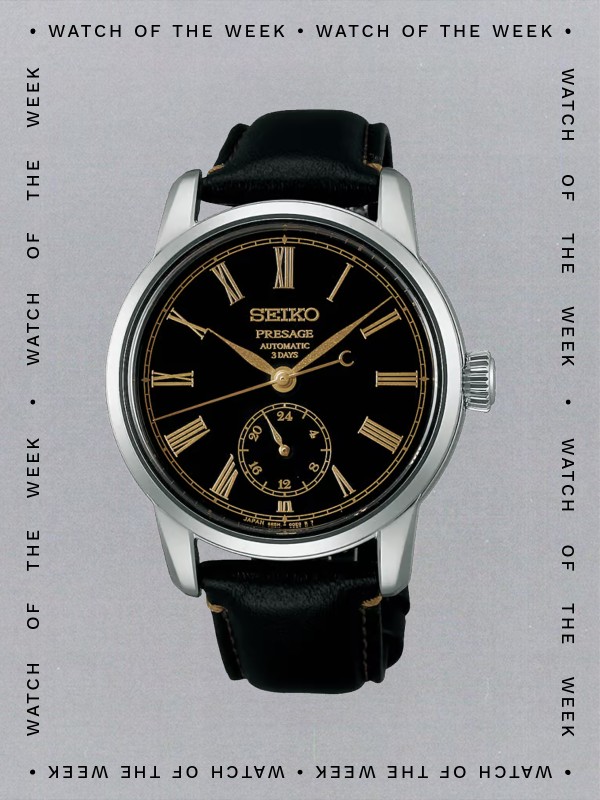 Presage Classic Series in Urushi Black with Roman Numerals SPB499 | Seiko 
