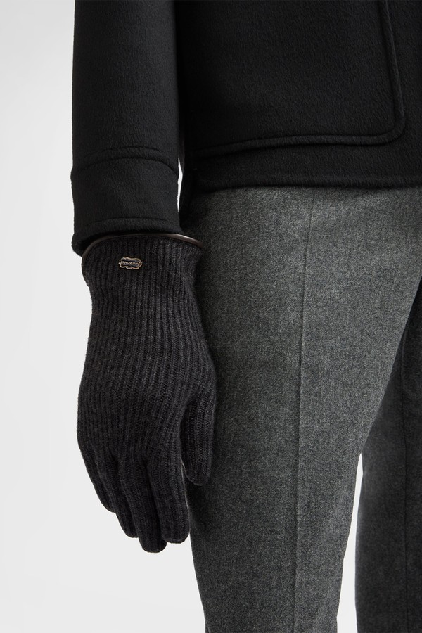 Cashmere English Rib Gloves from Agnona