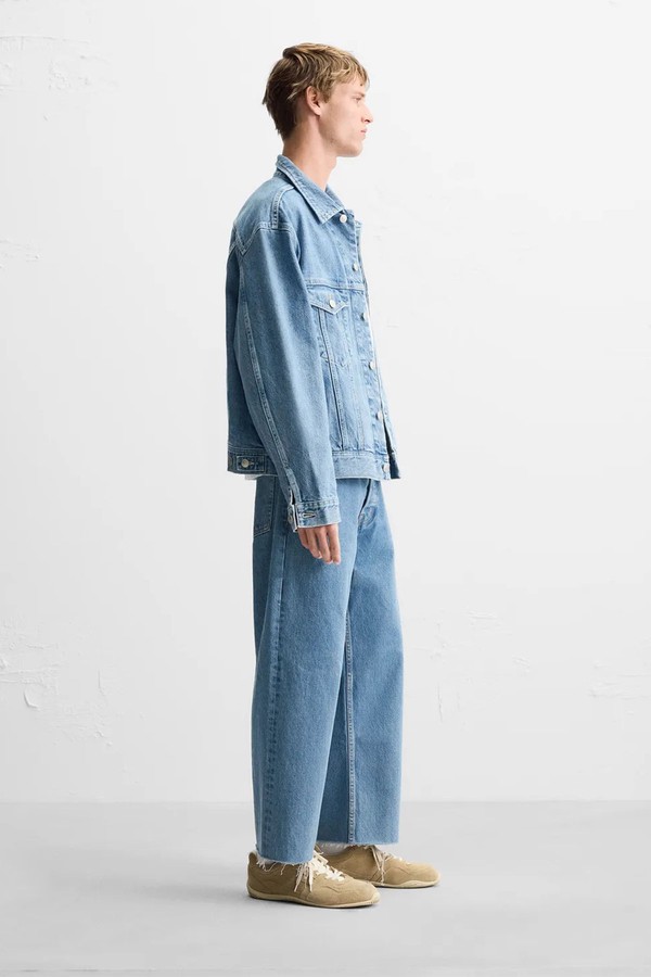 Boxy Fit Denim Jacket from Zara