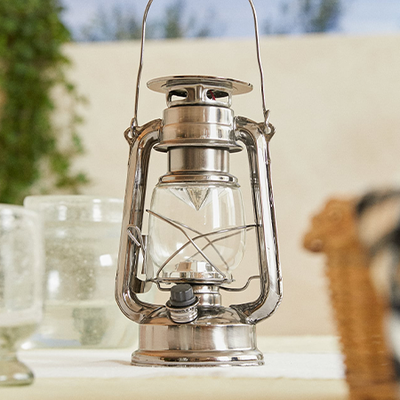 Retro Metal Solar Lamp from ZARA