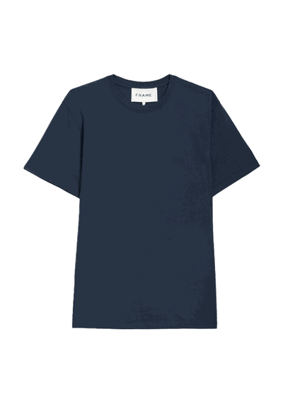 Embroidered Cotton-Jersey T-Shirt from Frame
