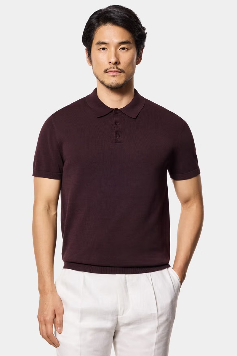 Knitted Polo Shirt