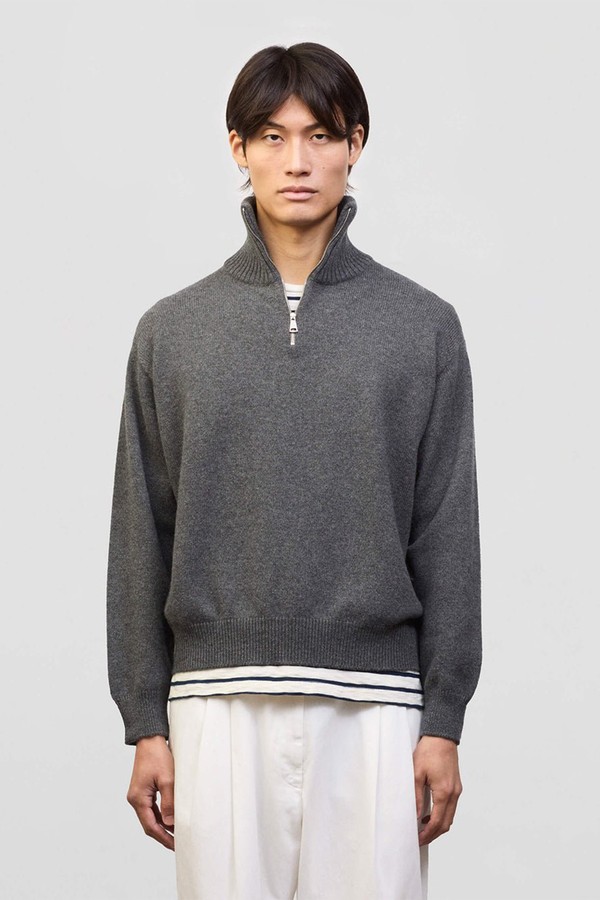 Jock Half Zip Cashmere Sweater