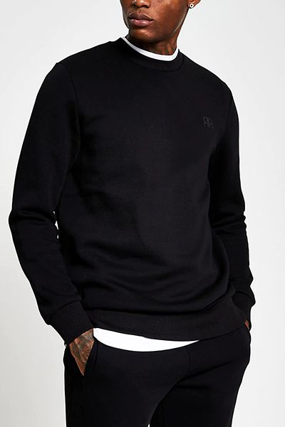 Black RR Crew Sweatshirt