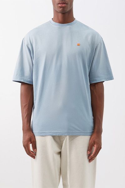Face Logo Cotton Jersey T-Shirt from Acne Studios