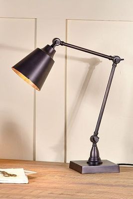 Bakir Metal Task Desk Lamp from Nkuku