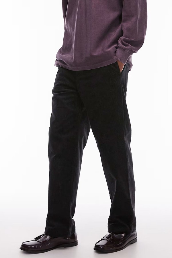 Lax Corduroy Cotton Trousers from Double A By Wood