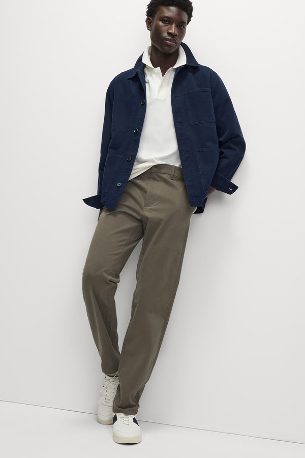 Regular Fit Elasticated Waist Chinos