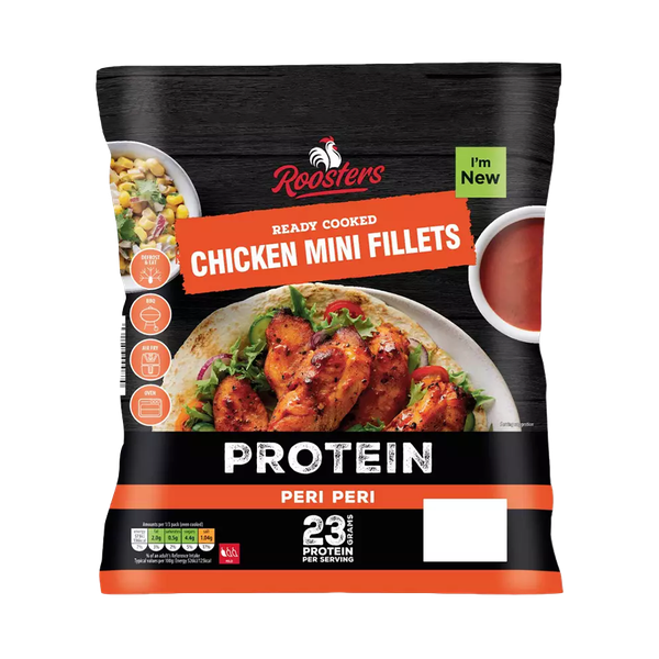 Protein Peri Peri Ready Cooked Chicken Mini Fillets from ALDI