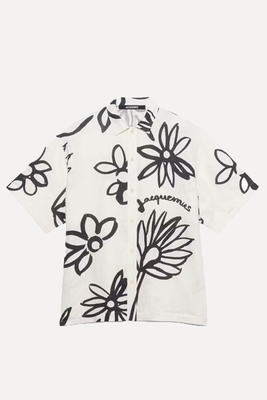 Flower Sketch Short Sleeved Shirt from Jacquemus
