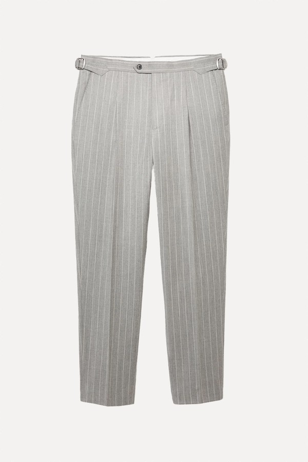 Tailored Fit Italian Wool Suit Trouser With Cashmere from Marks & Spencer