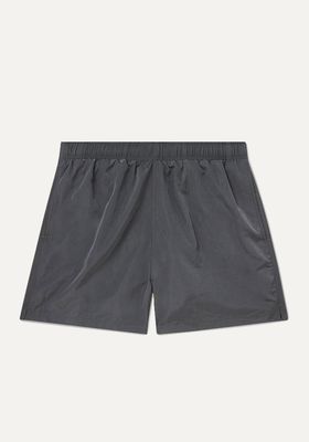 Caspar Straight-Leg Shell Shorts 