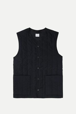 Quilted Cotton Gilet from Sunspel